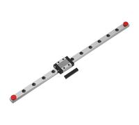 sourcing map MGN9 250mm Linear Sliding Rail Guide with MGN9C Sliding Carriage Block and Mini Guide, Linear Motion Guideway for Mini Engraving CNC Machine 3D Printer