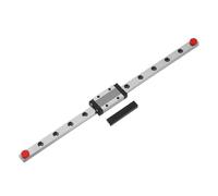sourcing map MGN9 250mm Linear Sliding Rail Guide with MGN9H Sliding Carriage Block and Mini Guide, Linear Motion Guideway for Mini Engraving CNC Machine 3D Printer