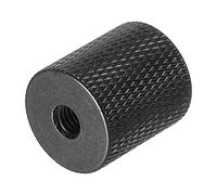 sourcing map Mic Stand Adapter 1/4 Female to M5 Thread Female Camera Screw Thread Adapter for Microphone Tripod Stand Black