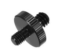 sourcing map Mic Stand Adapter 1/4 Male to M5 Male Screw Thread Adapter for Microphone Stand to Camera Tripod Mount Adapter