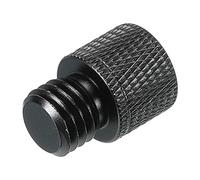 sourcing map Mic Stand Adapter 3/8 Female to M12 Male Camera Screw Thread Adapter for Microphone Tripod Stand Black