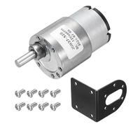 sourcing map Micro Gear Box Motor Speed Reduction Geared Motor DC 12V 66RPM JGB37-520 for Electronic Lock DIY RC