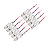 sourcing map Micro Mini Hollow Cup Vibration Motors DC 3V 50mA 12000RPM Vibrating Motor for DIY Electric 17x6mm 10Pcs