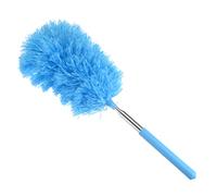 sourcing map Microfiber Cleaning Duster, 14 to 35 Inch Washable Extendable Brush Flexible Feather Duster for Window Furniture, Blue