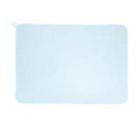 sourcing map Microfiber Dish Drying Mat,50 x 39 CM Absorbent Dish Drying Pad for Kitchen Countertops Sinks Draining Racks Coffee Machine, Blue