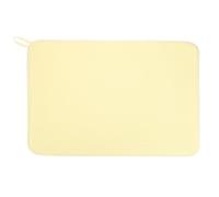 sourcing map Microfiber Dish Drying Mat,50 x 39 CM Absorbent Dish Drying Pad for Kitchen Countertops Sinks Draining Racks Coffee Machine, Yellow