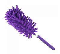 sourcing map Microfiber Duster for Cleaning, 11 to 31 Inch Washable Extendable Brush for Window, Furniture, Ceiling Fan, Purple