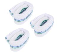 sourcing map Microfiber Scrubber Replacement Head 14.57 Inch for Window Glass Marble Wall Home Bathroom,Blue/Green/White Pack of 3