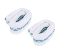 sourcing map Microfiber Scrubber Replacement Head 14.57 Inch for Window Glass Marble Wall Home Bathroom,Blue/Green/White Pack of 2