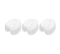 sourcing map Microfiber Scrubber Replacement Head 9.84 Inch for Window Glass Marble Wall Home Bathroom, White Pack of 3