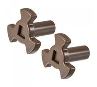 sourcing map Microwave Oven Turntable Roller Support Coupler Shaft Replacement 6mm x 8mm 2 Pcs