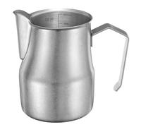 sourcing map Milk Frothing Pitcher, 26oz / 750ml Stainless Steel Milk Frother Cup with Scale for Milk Steaming Pitcher Latte Art Cappuccino Coffee Espresso Accessories, Matte Silver