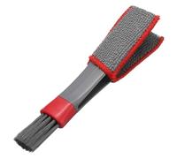 sourcing map Mini Duster for Car Air Vent Double Ended Automotive Air Conditioner Cleaner and Brush Dust Collector Cleaning Tool for Keyboard Window, Red/Grey