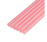 sourcing map Mini Hot Glue Sticks for Glue Gun 0.27-inch x 4-inch Pink Glitter 10pcs