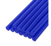 sourcing map Mini Hot Glue Sticks for Glue Gun 11mm x 100mm Bright Blue 12pcs