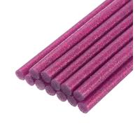sourcing map Mini Hot Glue Sticks for Glue Gun 11mm x 200mm Glitter Rose Red 12pcs