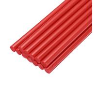 sourcing map Mini Hot Glue Sticks for Glue Gun 11mm x 200mm Red 12pcs