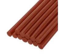 sourcing map Mini Hot Glue Sticks for Glue Gun 7mm x 100mm Dark Brown 12pcs