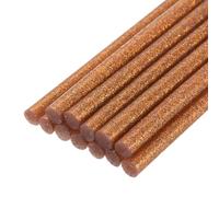 sourcing map Mini Hot Glue Sticks for Glue Gun 7mm x 100mm Glitter Bronze Gold 12pcs