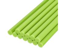sourcing map Mini Hot Glue Sticks for Glue Gun 7mm x 200mm Bright Green 12pcs