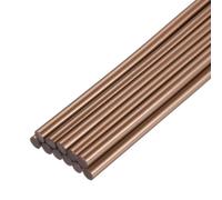 sourcing map Mini Hot Glue Sticks for Glue Gun 7mm x 200mm Bronze Red 12pcs