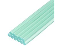 sourcing map Mini Hot Glue Sticks for Glue Gun 7mm x 200mm Transparent Blue 12pcs