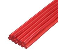 sourcing map Mini Hot Glue Sticks for Glue Gun 7mm x 200mm Transparent Dark Red 12pcs