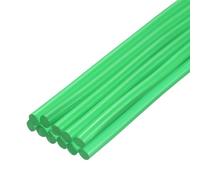 sourcing map Mini Hot Glue Sticks for Glue Gun 7mm x 200mm Transparent Green 12pcs