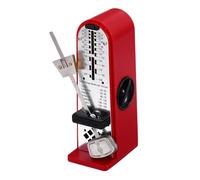 sourcing map Mini Mechanical Metronome,High Accuracy Professional Musical Timer Universal Metronome for Piano Guitar Violin Ukulele Player,Red