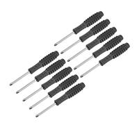 sourcing map Mini Phillips Screwdriver, 4.0mm Cross Head with Non-Slip Handle for Small Appliances, 10 Pcs