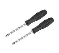 sourcing map Mini Phillips Screwdriver, 5.0mm Cross Head with Non-Slip Handle for Small Appliances, 2 Pcs