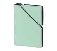 sourcing map Mini Photo Album, 28 Pockets 2 x 3 Photo Album Book Leather Cover with Rubber Band Lock for Fujifilm Instant Mini Camera Kpop Photocard Holder, (Green)