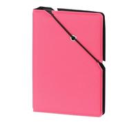 sourcing map Mini Photo Album, 28 Pockets 2 x 3 Photo Album Book Leather Cover with Rubber Band Lock for Fujifilm Instant Mini Camera Kpop Photocard Holder, (Rose Red)