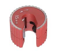 sourcing map Mini Round Pipe Cutter 15mm Copper Tube Cutting Wheel Blades for PVC Plastic Tubing Cutters, Red