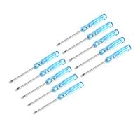 sourcing map Mini Slotted Screwdriver, 2.0mm Flat Head 65mm Length for Small Appliances Repair, 10 Pcs