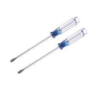 sourcing map Mini Slotted Screwdriver, 3.0mm Flat Head 127mm Length for Small Appliances Repair, 2 Pcs
