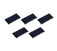 sourcing map Mini Solar Panel Cell 1.5V 160mA 0.24W 60mm x 30mm for DIY Electric Power Project Pack of 5