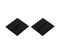 sourcing map Mini Solar Panel Cell 2V 150mA 0.3W 60mm x 60mm for DIY Electric Power Project Pack of 2