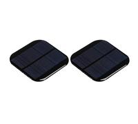sourcing map Mini Solar Panel Cell 5.5V 130mA 0.715W 72mm x 72mm for DIY Electric Power Project Pack of 2