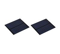 sourcing map Mini Solar Panel Cell 5V 230mA 1.15W 100.8mm x 82.5mm for DIY Electric Power Project Pack of 2