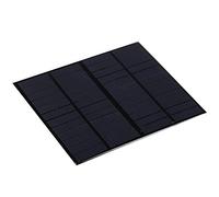 sourcing map Mini Solar Panel Cell 6V 550mA 3.3W 165mm x 133mm for DIY Electric Power Project Pack of 1