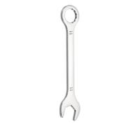 sourcing map Mini Super Thin Combination Wrench 11mm Metric 12-Point Box and Open End Stainless Steel Double Ended Spanner Tool for Automotive Pipe Furniture Machinery DIY Repair, Silver
