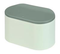 sourcing map Mini Trash Cans, 0.8 Gallon Press Type Small Desktop Trash Can Cute Garbage with Lid Waste Basket for Tabletop Countertop Car Bathrooms Kitchens Bedrooms and Offices, Green