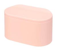 sourcing map Mini Trash Cans, 0.8 Gallon Press Type Small Desktop Trash Cans Cute Garbage with Lid Waste Basket for Tabletop Countertop Car Bathrooms Kitchens Bedrooms and Offices, Pink