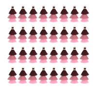 sourcing map Mini Tri-Layered Tassels 1.6" Multi Layers Bohemian Handmade Tassel Bag Charm with Jump Ring for Making Earring Keychain Dreamcatcher DIY Crafts Pack of 50, Deep Red Pink