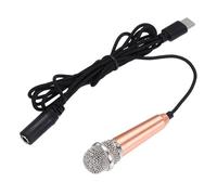 Sourcing Map Mini Type C Microphone for Phone Voice Recording - Small Gold Mic