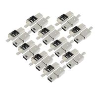 sourcing map Mini USB 5 Pin Type B Male Connector Replacement Port Solder Jack 20 Pcs