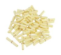 sourcing map Mini Vintage Message Paper Scrolls, 100Pcs Valentine Message Paper, Lucky Wish Paper Roll for Party Birthday, Light Yellow