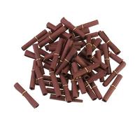 sourcing map Mini Vintage Message Paper Scrolls, 100Pcs Valentine Message Paper, Lucky Wish Paper Roll for Party Birthday, Coffee