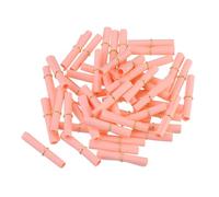 sourcing map Mini Vintage Message Paper Scrolls, 100Pcs Valentine Message Paper, Lucky Wish Paper Roll for Party Birthday, Pink